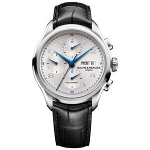 Baume & Mercier Men's Clifton Silver Dial Watch - MOA10123
